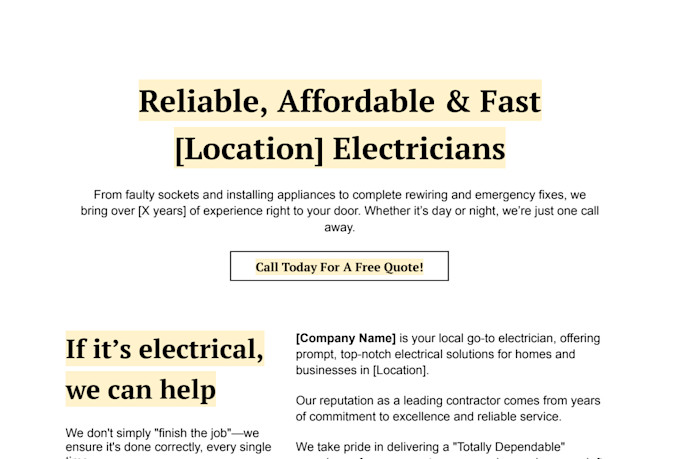 write high converting sales copy and landing page copy